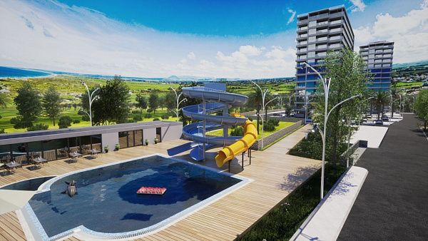2-комнатные апартаменты 50 м2 с террасой 10 м2 всего в 250 метров до моря!