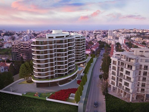 2-комнатные апартаменты 63 м2 в элитном комплексе в центре Кирении