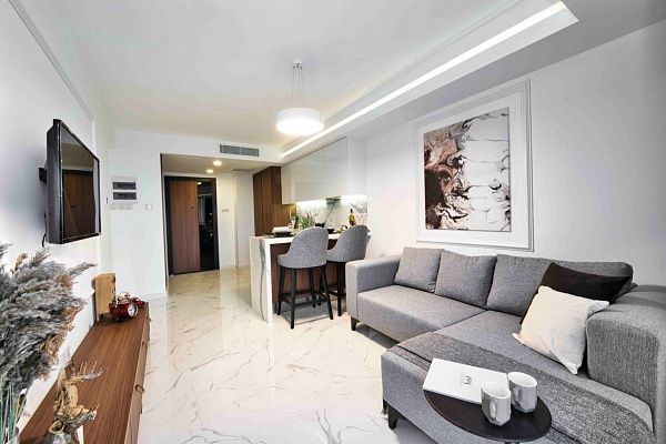 2-комнатные апартаменты 64 м2 с террасой 8,5 м2 и дизайн-пакетом в роскошном комплексе