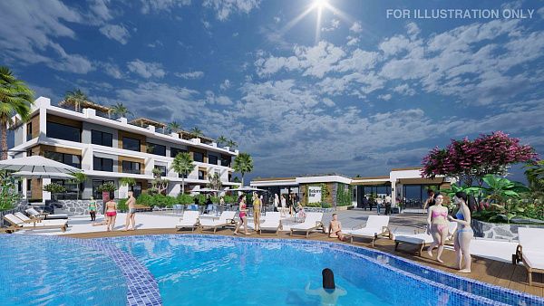 Студия penthouse 34 м2 с террасой на крыше 20 м2 в 350 метрах от моря!