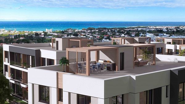 4-комнатные апартаменты 120 м2 с террасой на крыше 