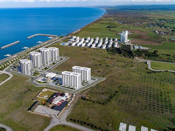 Трехкомнатная квартира 104 м2 в новом комплексе в Гюзельюрте