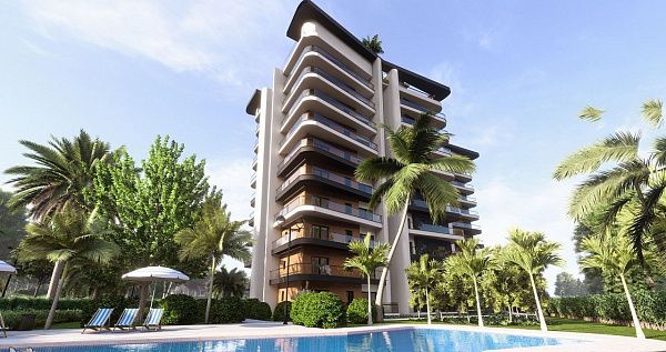 Двухкомнатная квартира 70 м2 в 450 метрах от пляжа "Long Beach"