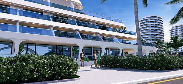 Квартира 1+1 (86 м2) с террасой в элитном комплексе в  800 м от пляжа long beach