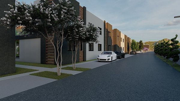 Квартира 2+1 (80 м2) с садом в новом комплексе в Боазе