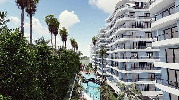 3-комнатные апартаменты 75 м2 в современном комплексе Искеле