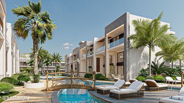 Квартира 2+1 Penthouse 160 м2 с верхней террасой 65 м2  в красивом комплексе в Каршияке