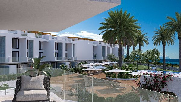 Квартира 2+1 Penthouse 105 м2 c двумя террасами в красивом комплексе в Татлысу