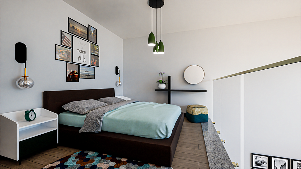 Квартира 1+1 Penthouse 57 м2 в новом комплексе в 200 метрах от моря