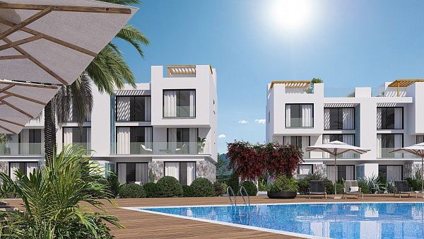 Квартира 2+1 Penthouse 105 м2 c двумя террасами в красивом комплексе в Татлысу
