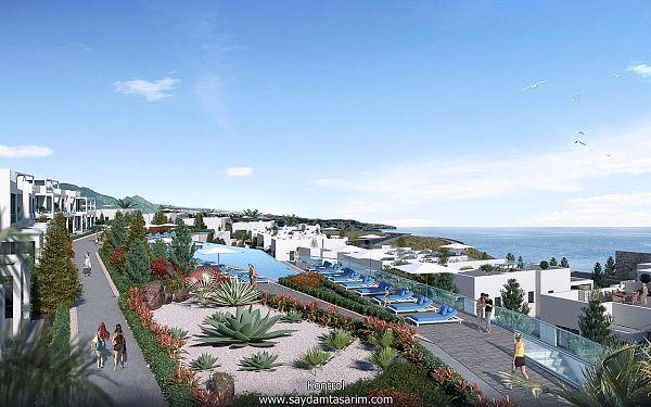 3-комнатные апартаменты 88 м2 с террасой 40 м2 в элитном комплексе в 150 метрах от собственного пляжа