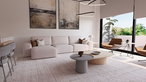 Квартира 3+1 Duplex (174 м2) с балконом  (29 м2) в новом комплексе в Боазе 