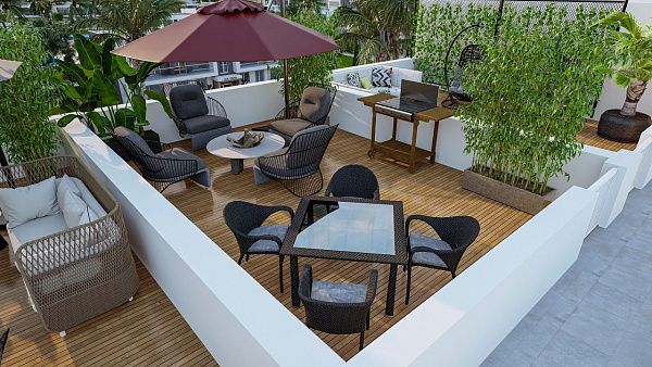 Квартира 1+1 Loft 61 м2 в красивом комплексе рядом с песчаным пляжем 
