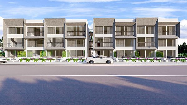 Студия 38 м2 в новом комплексе в 600 метрах от пляжа в Искеле