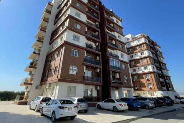 Студия 46 м2 в красивом комплексе в Искеле