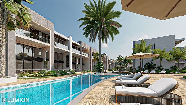 Квартира 2+1 Penthouse 160 м2 с верхней террасой 65 м2  в красивом комплексе в Каршияке