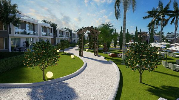 Квартира 1+1 Loft 61 м2 в красивом комплексе рядом с песчаным пляжем 