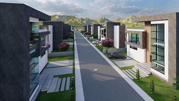 Квартира 2+1 (80 м2) с садом в новом комплексе в Боазе