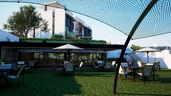 3-комнатный пентхаус loft 70 м2 с террасой на крыше 35 м2 с видами на море!