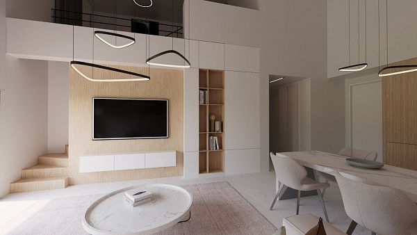 Квартира 2+1 (112 м2) Duplex с балконом  (12 м2 )в новом комплексе в Боазе 