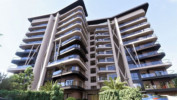 Квартира 2+1 Loft 84 м2 в 450 метрах от пляжа "Long Beach"