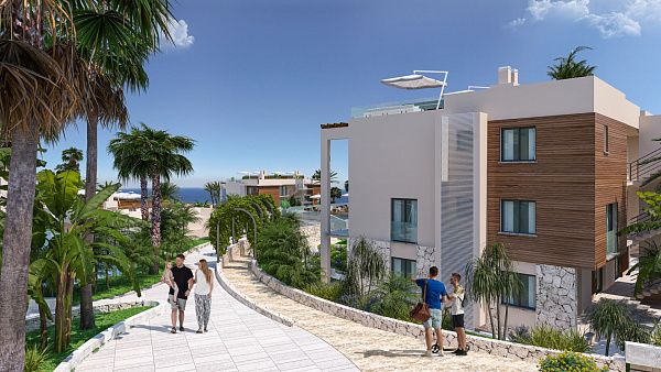2-комнатные апартаменты 60 м2 в роскошном комплексе у моря