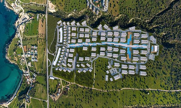 2-комнатный loft пентхаус 49 м2 с балконом в 400 метрах от моря