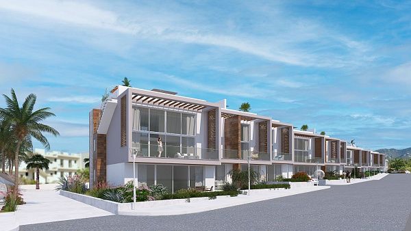 3-комнатные апартаменты 90 м2 с садом в новом комплексе в Эсентепе