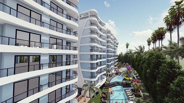 3-комнатные апартаменты 75 м2 в современном комплексе Искеле