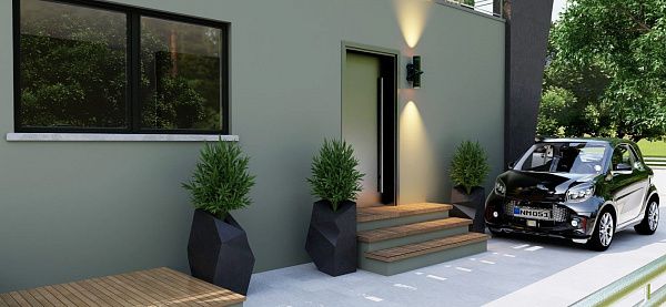 Квартира 2+1 (90 м2) с террасой (25 м2) в красивом комплексе в Искеле