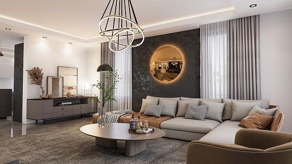 2-комнатные Loft апартаменты 66 м2 в 5 минутах от моря 