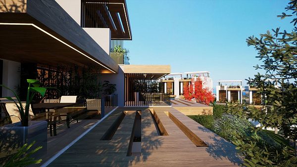 3-комнатный пентхаус loft 70 м2 с террасой на крыше 35 м2 с видами на море!