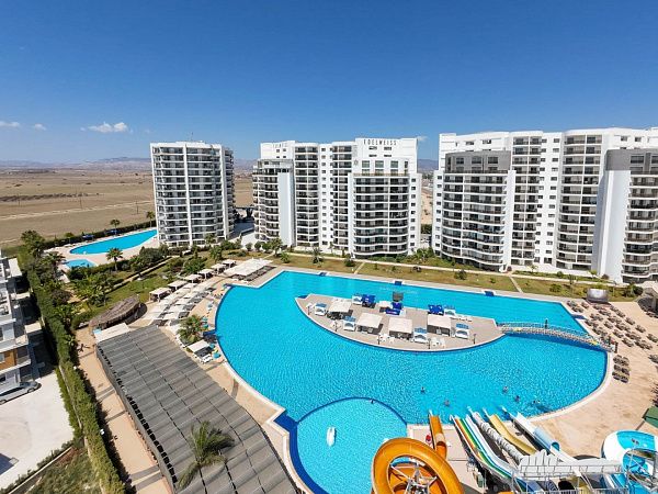 Cтудия 56 м2 с балконом в курортном комплексе 5-звёздочного уровня