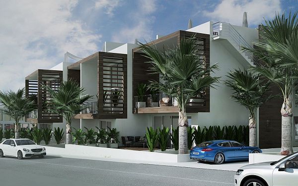 3-комнатные апартаменты 90 м2 с садом в новом комплексе в Эсентепе