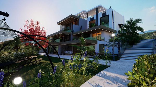3-комнатный пентхаус loft 70 м2 с террасой на крыше 35 м2 с видами на море!