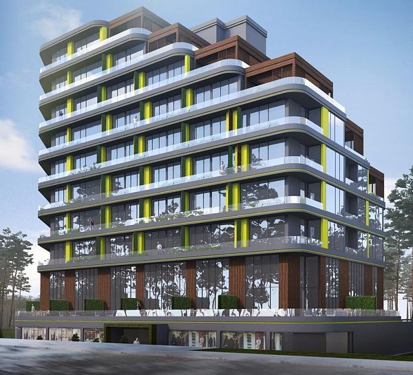 Квартира 1+1 (67 м2) в 800 метрах от моря в Фамагусте