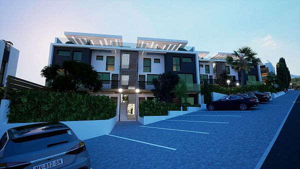 3-комнатный пентхаус loft 70 м2 с террасой на крыше 35 м2 с видами на море!