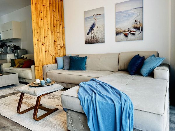 2-комнатные апартаменты 65 м2 с террасой 15 м2 в курортном комплексе