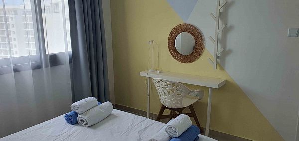 2-комнатные апартаменты 60 м2 с террасой 11 м2, с мебелью и техникой