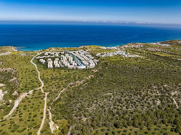 Студия 46 м2 с балконом 6 м2 в комплексе у моря