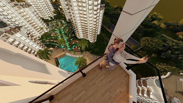 Трехкомнатная квартира 92 м2 с большим балконом в самом роскошном и новом комплексе на берегу моря