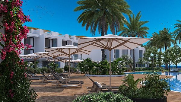 Квартира 1+1 Penthouse Duplex 80 м2 c двумя террасами в новом комплексе в Татлысу