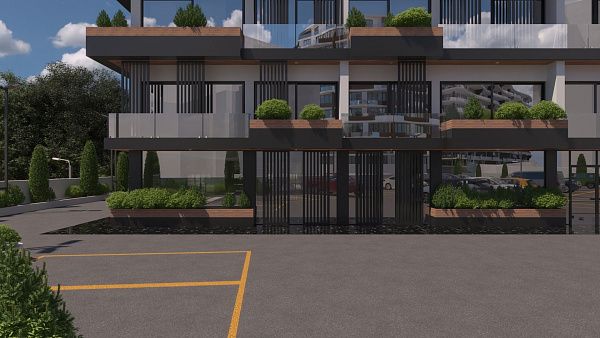 Квартира 3+1 (117м2  ) в роскошном современном комплексе в центре Кирении