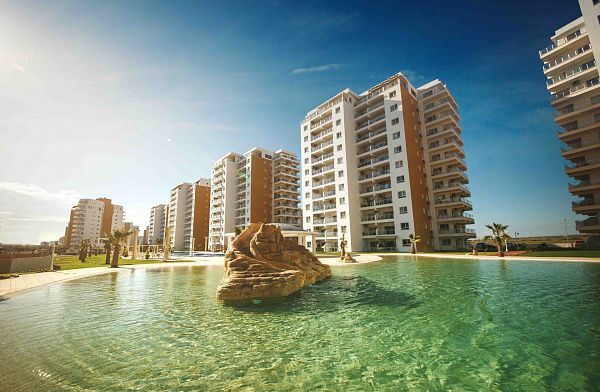 2-комнатные апартаменты 60м2 с террасой 8м2 в курортном комплексе