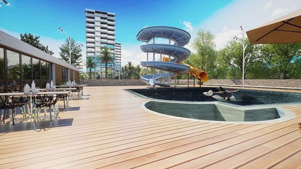 2-комнатные апартаменты 50 м2 с террасой 10 м2 всего в 250 метров до моря!