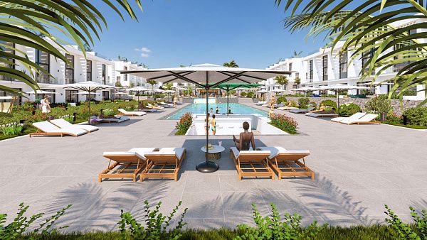 Квартира Loft 1+1 Penthouse 64 м2 с двумя террасами в Бахчели