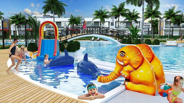 3-комнатные апартаменты 75 м2 + 38 м2 терраса в элитном комплексе в 300 метрах от пляжа