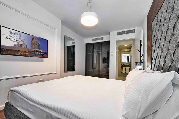 2-комнатные апартаменты 64 м2 с террасой 8,5 м2 и дизайн-пакетом в роскошном комплексе