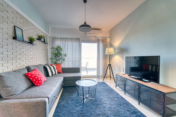 2-комнатные апартаменты 60 м2 + 11 м2 балкон В СПА-комплексе в 600 метрах от песчаного пляжа