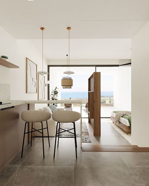 Студия 37 м2 с террасой 8 м2 в роскошном  новом комплексе